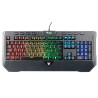 Tastiera gaming itek q11 membrana rgb multimediale [itkgmmq11]