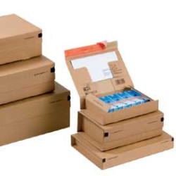 Scatola spedizione a4+ 330x290x120mm avana pz: 10 [cp067.06]