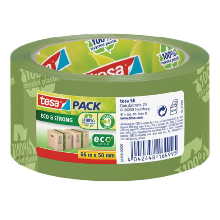 Nastro adesivo 50mmx66mt tesapack?ecostrong pz: 6 [58156-00000-00]