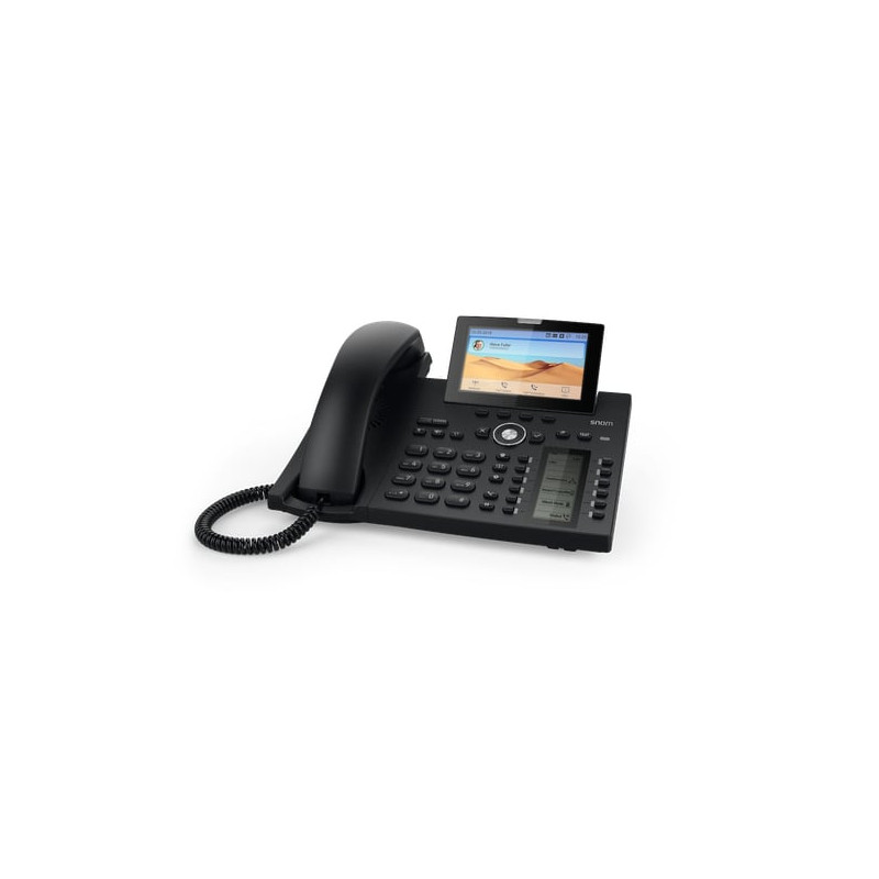 Telefono ip snom d385 digitale nero [4340]