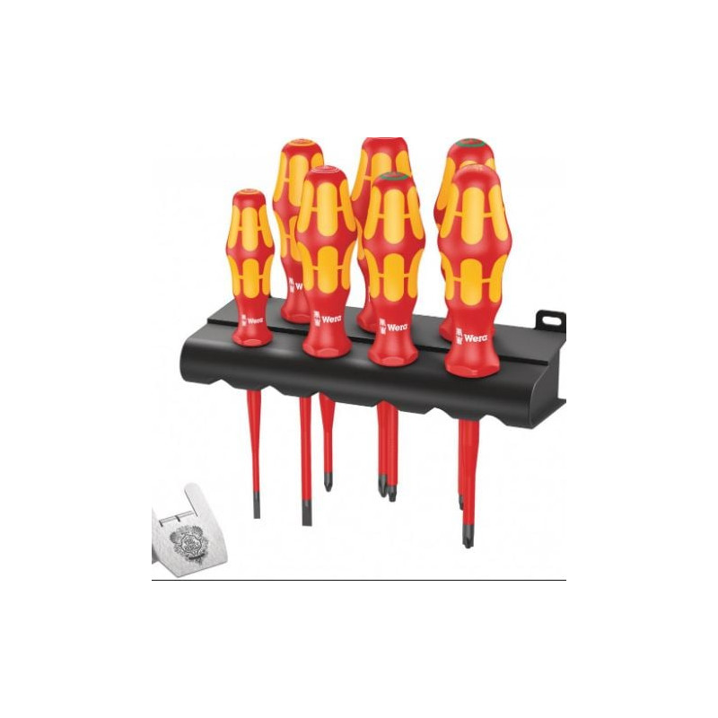 Set di cacciaviti wera kraftform vde/7 heavy metal 2 limited edition