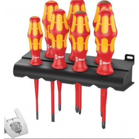 Set di cacciaviti wera kraftform vde/7 heavy metal 2 limited edition