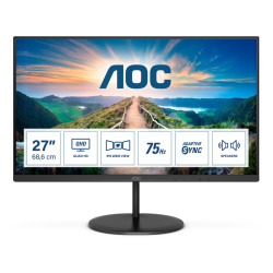 Monitor led 27'' aoc v4 q27v4ea 2k ultra hd 2560x1440p 4ms
