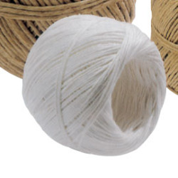 10 rotoli di spago bianco candido 2/6 viva diam. 1mm 100gr 90mt [1510]