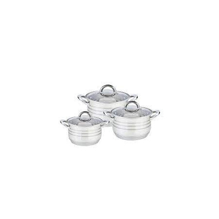 Set di pentole maestro 2 9l 5 1l 6 5l 6 piatti [mr-3513-6l]