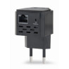 Wireless extender gembird wnp-rp300-03 300mbps nero [wnp-rp300-03-bk]