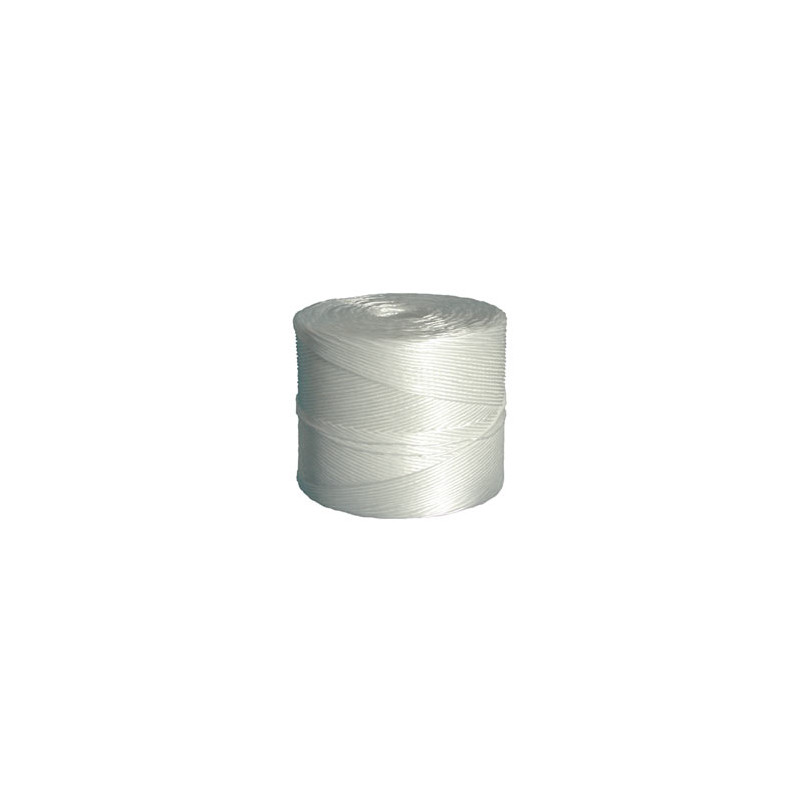 Bobina di spago bianco in fibra ppl 1/500 1000mt 2kg [1554]