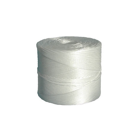 Bobina di spago bianco in fibra ppl 1/500 1000mt 2kg [1554]