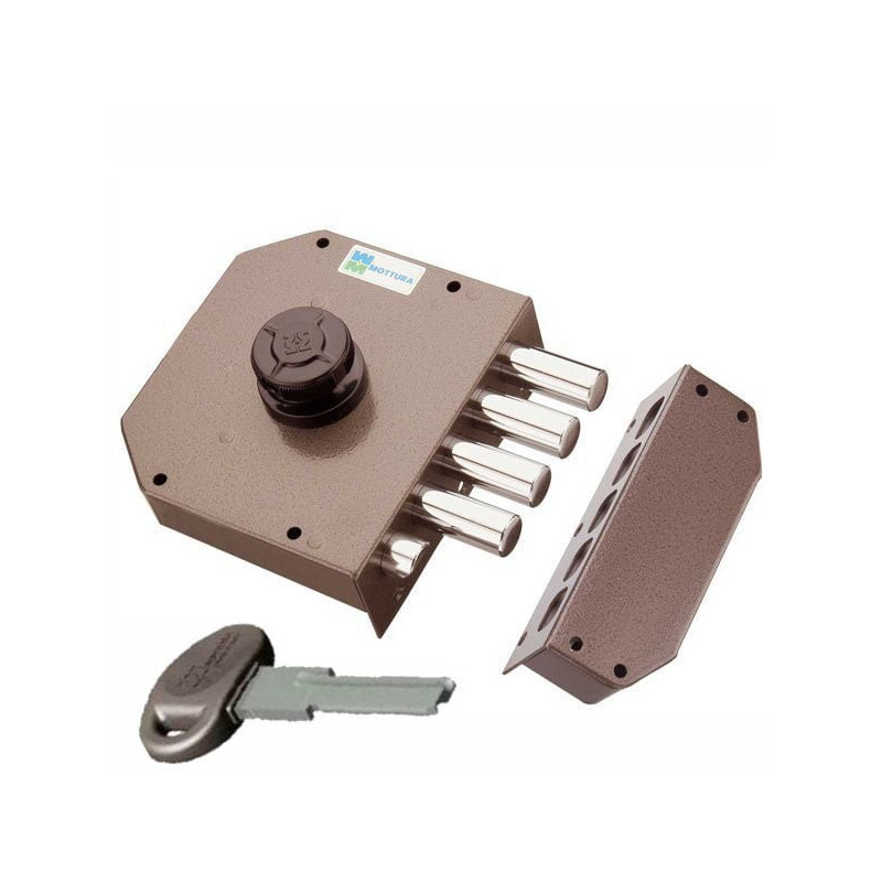 Serrature pompa mottura 132x130x49mm marrone [30611vd5a]