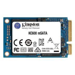 Ssd 512gb kingston kc600 msata blu [skc600ms/512g]