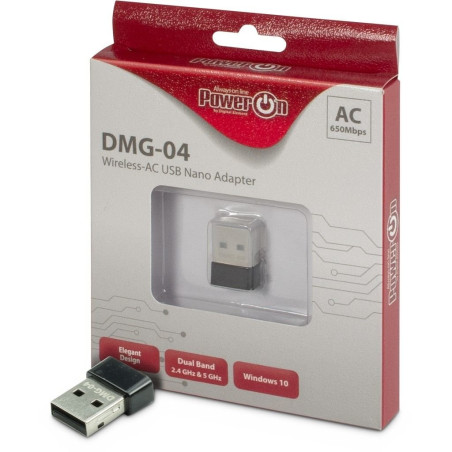 Adattatore wireless usb inter-tech dmg-04 wi-fi 5 650mbps