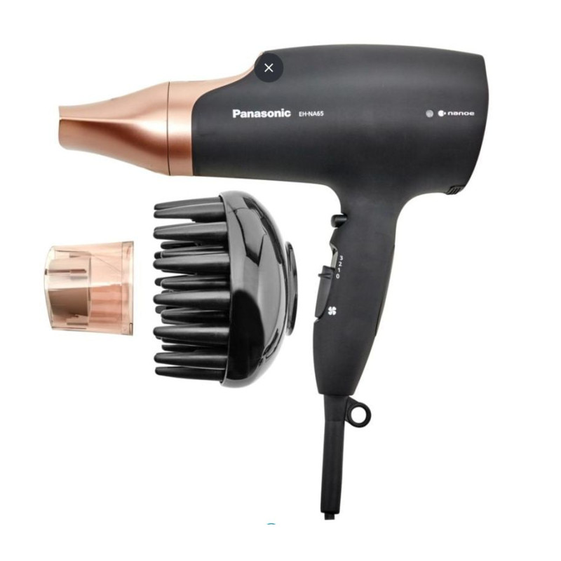 Asciugacapelli panasonic 2000w nero [eh-na65-cn825]