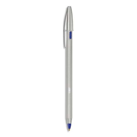Penna bic ricaricabile cristale 1mm 1+2refill blu [997202]