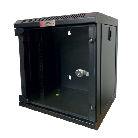 armadio rack techly 10'' a muro 9 unita' nero