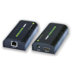 Extender/splitter hdmi techly cavo cat.6 1080p 60hz 120m nero [361780]