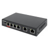 Switch intellinet fast ethernet 4-porte poe [i-swhub 60w6poe]