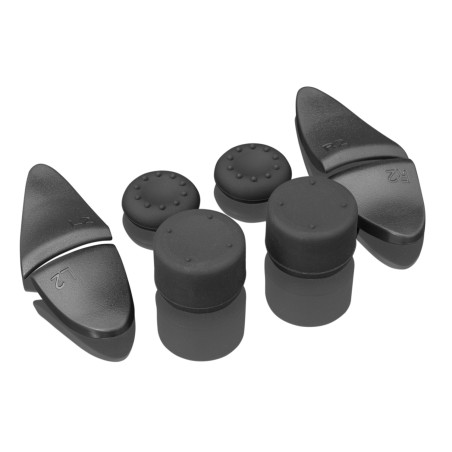 Kit protettivo antiscivolo leve white shark per controller ps5 8in1