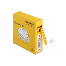 Segnacavo delock 500pezzi numero 3 giallo