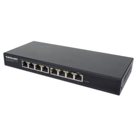 switch intellinet poe+ gigabit ethernet a 8porte