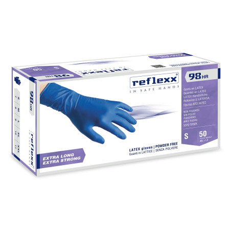 Guanti medicale reflexx xl blu r98
