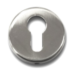 Bocchetta tonda ghidini foro cromo satinato