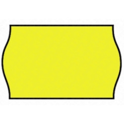 Etichette onda in carta printex floro permanenti 26x16mm per prezzatrice
