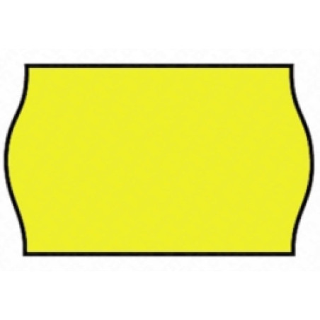 Etichette onda in carta printex floro permanenti 26x16mm per prezzatrice