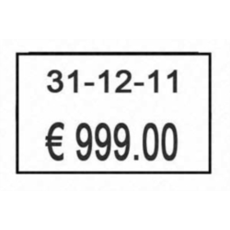 Etichette printex rettangolari per prezzatrice 2616 removibili 26x16mm