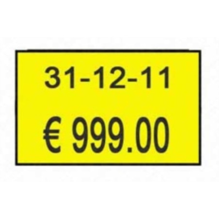 Etichette printex rettangolari per prezzatrice 2616 removibili 26x16mm