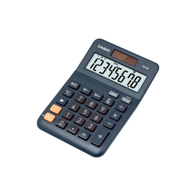 Calcolarice casio ms-8e da tavolo nero [ms-8e]