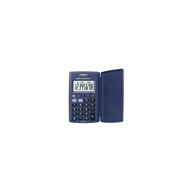 Calcolatrice tascabile casio hl-820ver blu [hl-820ver]