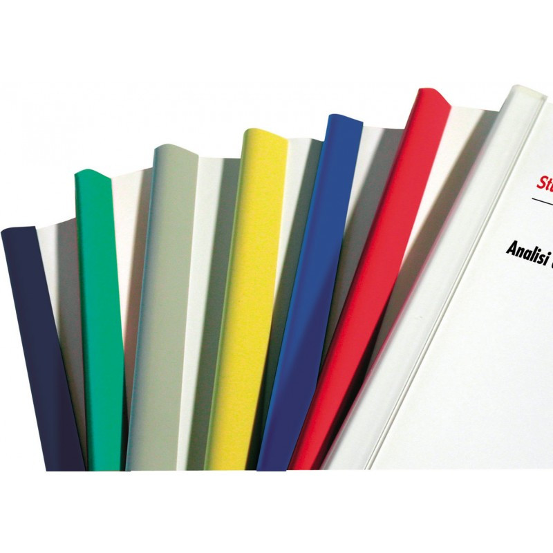 Dorsini rilegafogli fellowes 8mm 50pz rosso [d108ro]