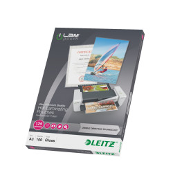 Pouches leitz a3 125my 100pz trasparente [7488-00-00]