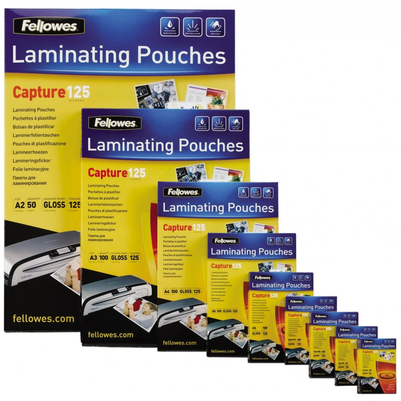 Pouches fellowes in poliestere a5 125my 100pz [5307302]