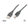 Cavo digitus usb 2.0 3m nero [ak6723]