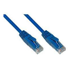 Cavo di rete link cat 6a non schermato utp awg24 halogenfree 1m blu