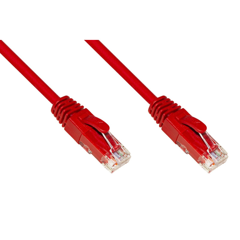 Cavo di rete link cat 6a non schermato utp awg24 halogenfree 3m rosso