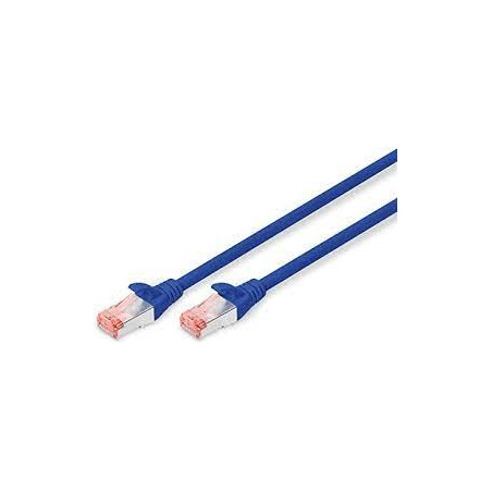 Cavo di rete digitus cat6 s-ftp doppia schermatura ls0h 5m blu