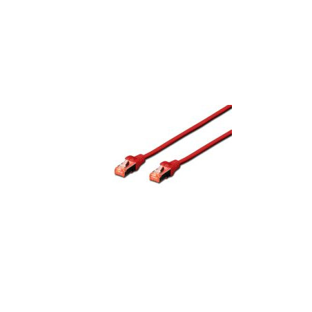 Cavo di rete digitus cat6 doppia schermatura s-ftp 2m rosso dk1644020r]