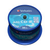 Confezione cd-r verbatim 700mb 50pz [43343]