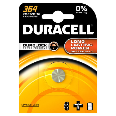 Pila a bottone duracell d364 1.5v 1pz [d364]
