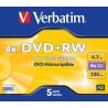 Confezione dvd+rw verbatim 4.7gb 5pz [43229]
