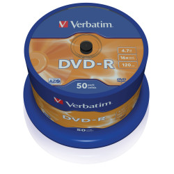 Confezione dvd-r verbatim 4.7gb 50pz [43548]