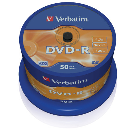 Confezione dvd-r verbatim 4.7gb 50pz [43548]
