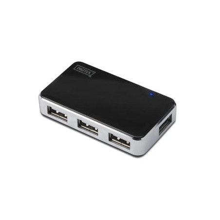 hub usb digitus 4-porte usb 2.0 nero [da70220]