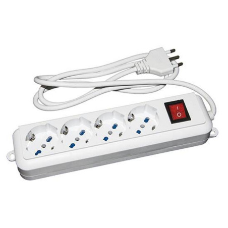 Multipresa link 4 prese universali ita/schuko 10/16 a spina 16 a