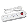 Multipresa link 4 prese universali ita/schuko 10/16 a spina 16 a
