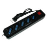 Multipresa link 5 prese universali ita/schuko 10/16 a spina 16 a