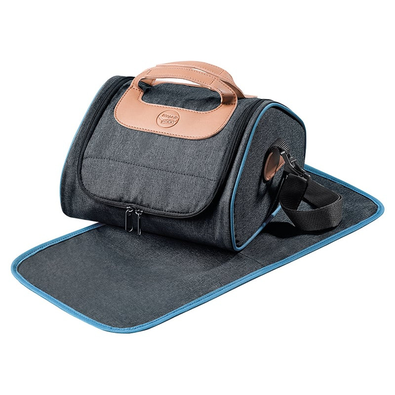 Borsa porta vivande maped 225x245x145mm grigio blu [872203]
