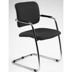 Seduta visitatore unisit lithium lt nero [ltlt/in]